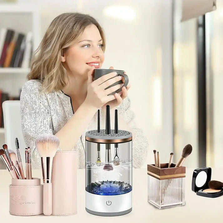 Limpiador Eléctrico de Brochas de Maquillaje